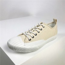 High-top Canvas Shoes Men Breathable Lace-Up Men&#39;s Casual Shoes Comfortable Wear - £62.20 GBP