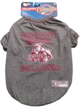 NCAA Mississippi State University Bulldogs TShirt Tee Pet Dog Medium Sporty - £9.41 GBP