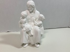 LENOX &quot;The Children&#39;s Blessing&quot; 1989 Fine Bone China Figurine Jesus  6.5&quot; - £20.91 GBP