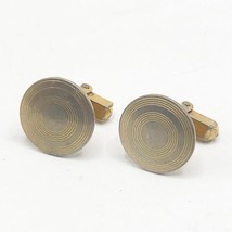 Vintage Mens Gold Tone Swank Mid Century Design Cufflink Set - £19.49 GBP