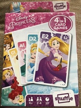 Disney Princess 4 in 1 Card Games new in box age 5+ for 2-4 players  - £11.85 GBP