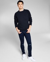 MSRP $40 And Now This Men&#39;s Solid Fleece Sweatshirt Black Size Small - £15.09 GBP