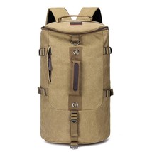 2021 New Large Capacity Rucksack Man Travel Duffle Bag Male Luggage Canvas Bucke - £93.53 GBP