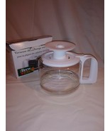 Vtg NOS Replacement Universal 12 Cup Carafe Brew Rite Pot And Lid Extension - £10.30 GBP