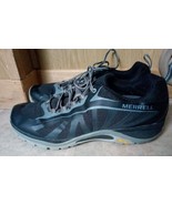 Merrell Womens Siren Edge Vibram Side Hiking Trail Shoes Black Gray Sz 1... - £23.55 GBP