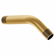 Moen 10154P 6-Inch Shower Arm with 1/2-Inch IPS Connections, Polished Brass - £37.62 GBP