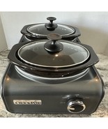 Crock-Pot SCCPMD1-CH Hook Up Double Oval Connectable 2 1-Quart Slow Cook... - $918.00 MXN