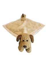 My Banky Rich Brown Puppy Dog Lovey Security Blanket Baby Small 14" Tan Blanky - $18.99