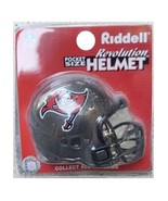 Tampa Bay Buccaneers Riddell Pocket Size Revolution Helmet Pewter 2x2.25 In - $7.43