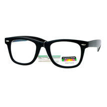 Multi Focus Progressive Reading Glasses 3 Powers in 1 Reader Square Horn Rim - £12.55 GBP+