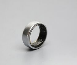 Oura Ring Gen3 Horizon Size 8 - Silver JZ90-51384-08 Ring Only image 2