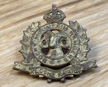 Vintage WW2 Rocky Mountain Rangers Cap Badge Military Militaria KG JD - £38.94 GBP