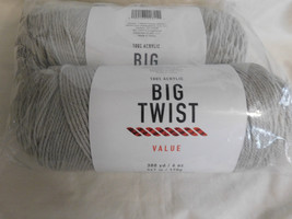 Big Twist Value lot of 2 Soft Grey Dye Lot 646734 - £7.82 GBP