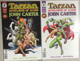 Tarzan / John Carter Mars Lot (2) Issues #1 &amp; #2 (1996) Dark Horse Comics Fine+ - £11.72 GBP