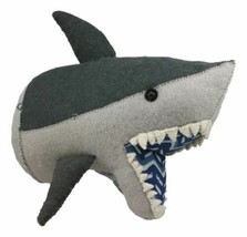 Fiona Walker England Handmade Organic Great White Shark Wall Decor Large 13&quot;L - £111.90 GBP