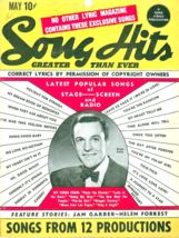 Song Hits Lyric Magazine 1944 Gene Kelly Sing Along With Vintage Radio Songs - £6.56 GBP