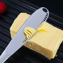 Stainless Steel Butter and Cheese Knife with Holes - £14.91 GBP