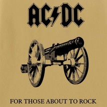 AC/DC For Those About to Rock BANNER 2x2 Ft Fabric Poster Tapestry Flag art - $22.00