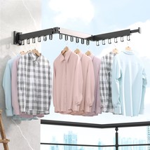 Clothes Drying Rack,Wall Mounted Space-Saver,Retractable,Collapsible, Strong Loa - £41.12 GBP