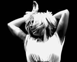 Sia Chandelier singer dramatic b/w in concert 16x20 Canvas Giclee - $69.99