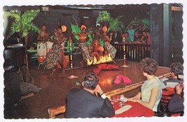 Bermuda Postcard Hamilton Jungle Room Limbo Dancers - £3.19 GBP