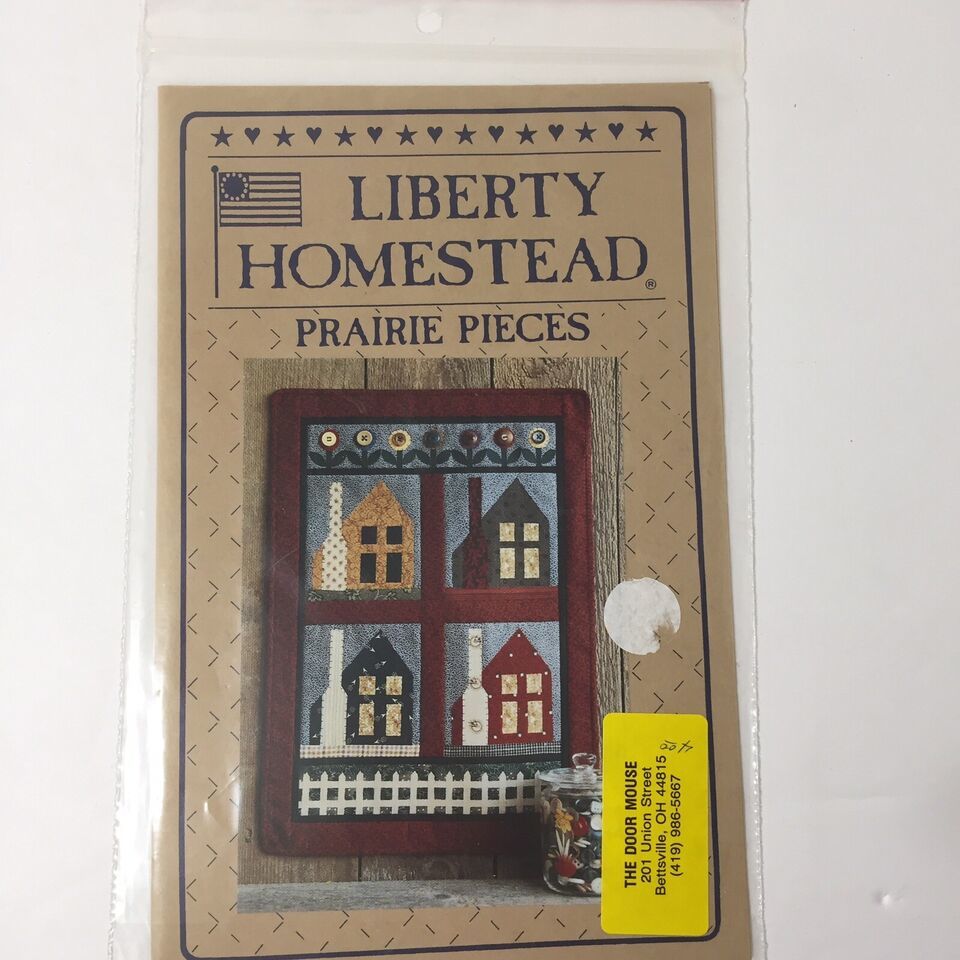 Prairie Saltbox Quilt Pattern Liberty Homestead 13" x 19" - $12.86