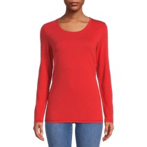 No Boundaries Women&#39;s Juniors Long Sleeve T Shirt X-SMALL (1) Santa Fe Orange - £9.25 GBP