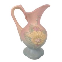Vintage 1940s Hull Art Pottery Magnolia Matte Ewer Pitcher Pink 5&quot; Tall ... - £27.52 GBP