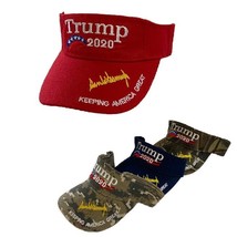 Trump 2020 w/Wave Flag Signature &quot;Keeping America Great&quot; Many Colors New! - £9.34 GBP