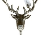Deer head  Antlers Cabin Lodge Man Cave wall hook cast iron CBK Home - £17.27 GBP