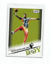 Odell Beckham Jr (New York Giants) 2015 Sage Hit Rookie Of The Year Card #Roy - £3.99 GBP