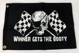 Flappin&#39; Flags &quot; Winner Gets The Booty “18&quot;x24&quot; Flag Double Sided Print ... - $18.31