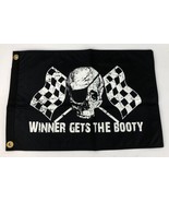Flappin&#39; Flags &quot; Winner Gets The Booty “18&quot;x24&quot; Flag Double Sided Print ... - $18.31