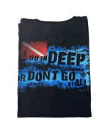 Amphibious Outfitters Men&#39;s T-Shirt XL Go Deep Scuba Diving Short Sleeve... - $40.20 CAD