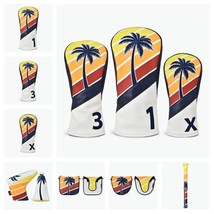 Prg Golf Originals Endless Summer. Wood And Putter Headcovers, Alignment Sticks - £18.61 GBP+