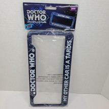 Doctor Who My Other Car Is A Tardis Plastic License Plate Frame Bif Bang Pow - £15.55 GBP