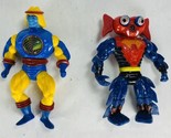 Lot of 2 - 1984 MOTU Action Figures Sy-Klone &amp; Mantenna Masters of the U... - £15.61 GBP