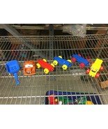 3 Lego Duplo Car Bases 2 x 6 with Wheels 2 cars 1 wheelbarrow pixar - $167.93 MXN