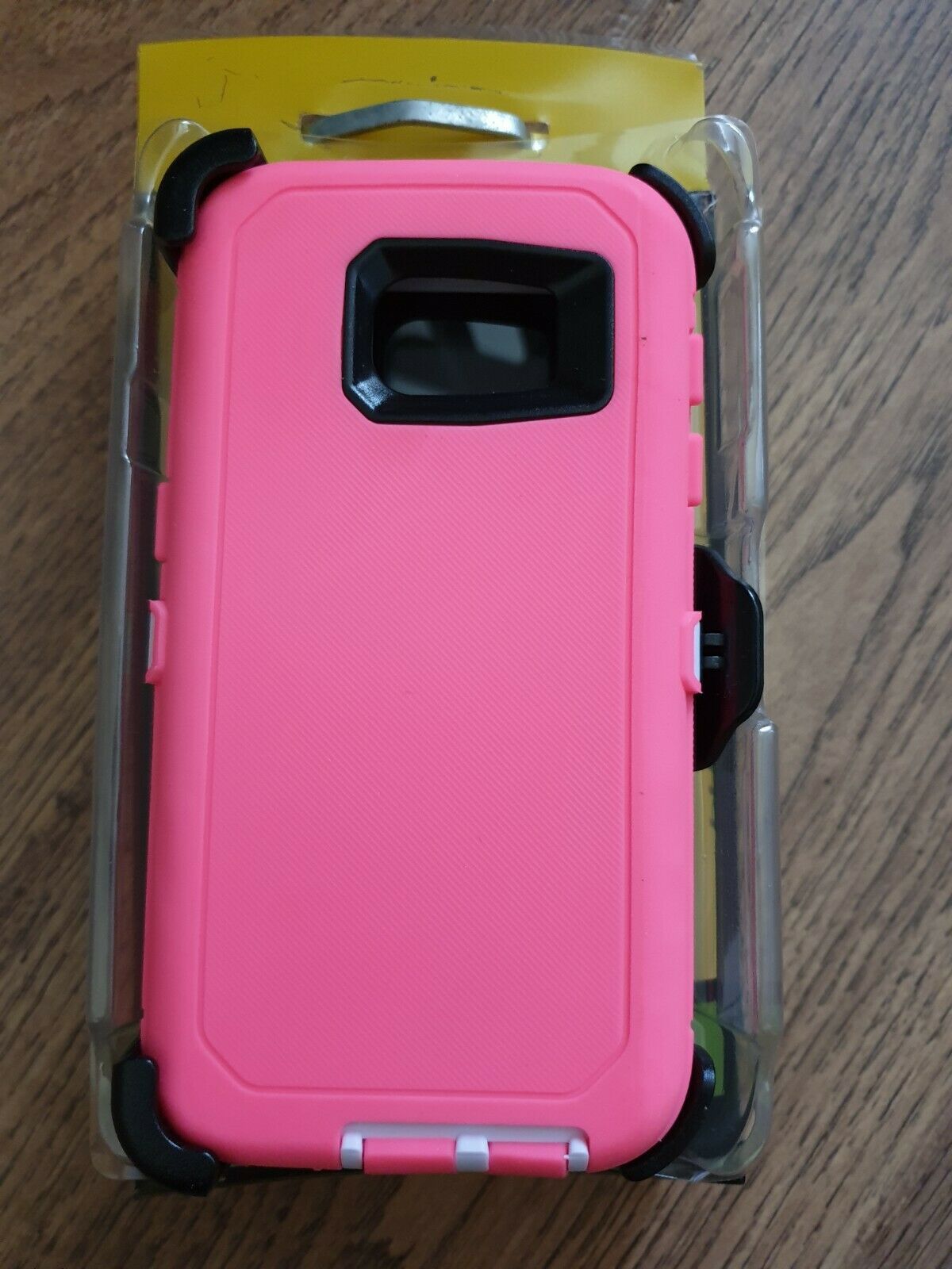 Primary image for For Samsung S7 Case Cover Shockproof Series 3 Layer with Belt Clip - Pink