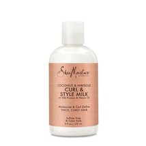 Coconut &amp; Hibiscus Curl &amp; Style Milk W/ Silk Protein And Neem Oil 13oz - £11.05 GBP