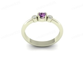 Alexandrite 925 Sterling Silver Gemstone Handmade Modern Women Ring Jewelry - £43.64 GBP