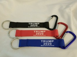 Trump 2020 Make America Great Key Chain with Key Ring and Carabiner - £4.66 GBP