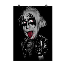 Albert Einstein Kiss Rock Music Matte/Glossy Poster A0 A1 A2 A3 A4 | Wellcoda - £6.37 GBP+