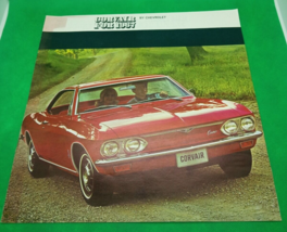 Original 1967 Chevrolet Corvair Sales Brochure 67 Chevy 11x11 Fc3  - £9.29 GBP