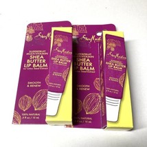 shea moisture superfruit butter lip balm lotus seed extract smooth renew 0.5 lot - £9.34 GBP