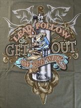 Amphibious Outfitters Men's T-Shirt XXL Lead Follow or Get Out of the Wa... - $23.74