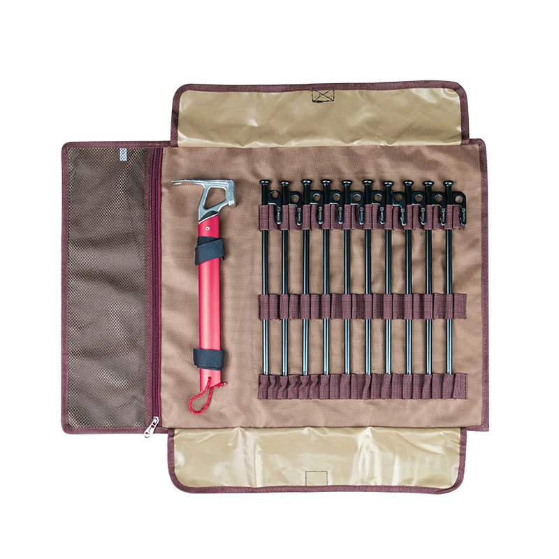 Camping Ground Nail Hammer Set, High-Strength Carbon Steel Camp Tent Nails, - £81.54 GBP