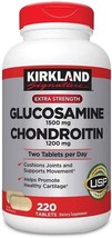 Kirkland Signature Extra Strength Glucosamine 1500mg/Chondroitin 1200mg Sulfate  - £49.55 GBP