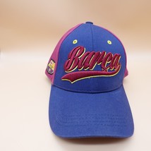 FC Barcelona Hat Cap Mens Soccer FCB Stretch Fit OSFA Blue Red Embroidered - £10.91 GBP