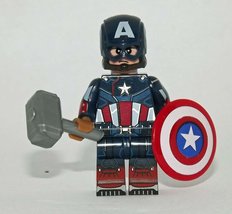 Captain America With Thor Hammer Marvel Custom Toys - £4.72 GBP